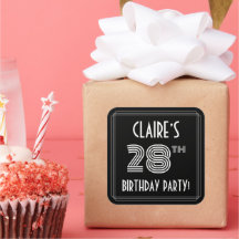 28. Geburtstagsparty: Art Deco Stil & Individuelle