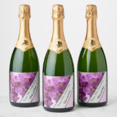 28. Hochzeitstag Schaumweinetikett (Flaschen)