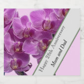 28. Hochzeitstag Schaumweinetikett (Einzelnes Label)