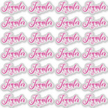 28 Hot Pink Decorative Jennifer