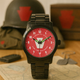 28. Infanterie-Division "Feuer und Bewegung"-Tribu Armbanduhr