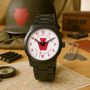 28. Infanterie-Division "Feuer und Bewegung"-Tribu Armbanduhr