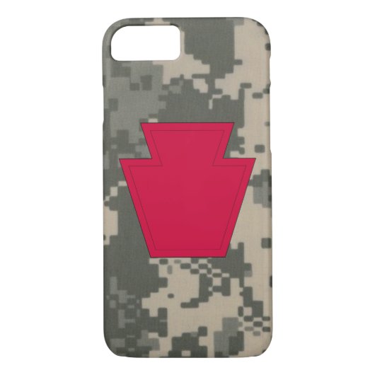 28. Infanterie-Division "Keystone Division"-Camouf Case-Mate iPhone Hülle (Rückseite)