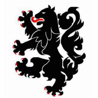 28. Infanterie-schwarze Löwen Fotoskulptur Ornament