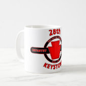 28. INFANTERIEDIVISION "FUNDAMENT " KAFFEETASSE (Vorderseite Links)