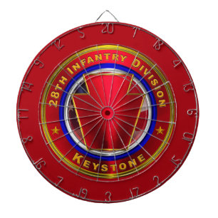 28. Infanteriedivision „Keystone“ Dartscheibe