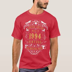 28 Jahre alt 28. Geburtstag Geboren gemacht 1994 M T-Shirt