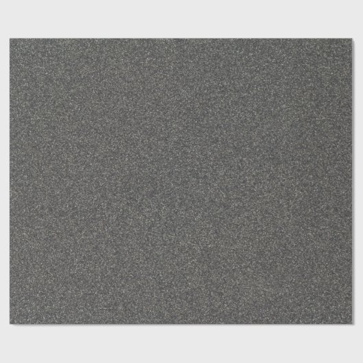 28 Kohle Glitzer Print Geschenkpapier (Flach)