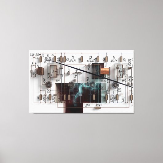 28 MHz Leinwanddruck (Vorderseite)