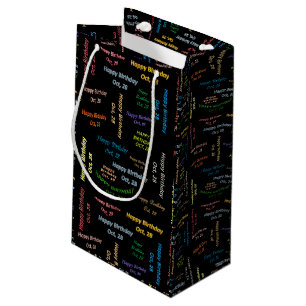 28. Oktober Geburtstagsgeschenktüte Kleine Geschenktüte