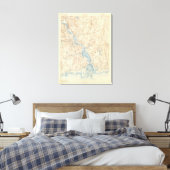 28 Saybrook-Blatt Leinwanddruck (Insitu (Schlafzimmer))