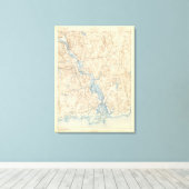 28 Saybrook-Blatt Leinwanddruck (Insitu (Holzboden))