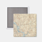 28 Saybrook-Blatt Magnet (Vorderseite/Rückseite)