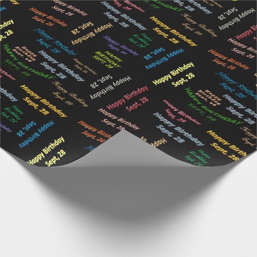 28. September Geschenkpapier (Ecke)