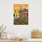 28"x20" Barrio - Tucson, Arizona Poster (Küche)
