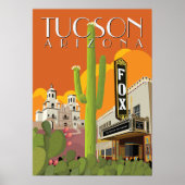 28"x20" Fox Theater - Tucson, Arizona Poster (Vorne)