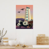 28"x20" Luftturm - Tucson, Arizona Poster (Küche)