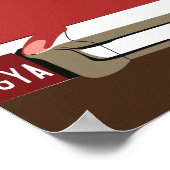 28"x20" Retro Motel Signs - Tucson, Arizona Poster (Ecke)