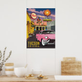 28"x20" Retro Restaurant Signs - Tucson, AZ Poster (Küche)