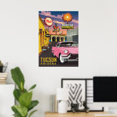 28"x20" Retro Restaurant Signs - Tucson, AZ Poster (Heimbüro)