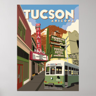 28"x20" Rialto Theater - Tucson, Arizona Poster