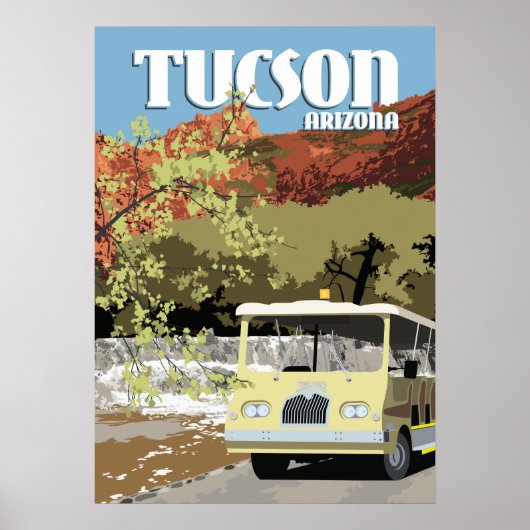 28"x20" Sabino Canyon - Tucson, Arizona Poster (Vorne)