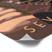 28"x20 Seven Falls - Tucson, Arizona Poster (Ecke)