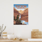 28"x20 Seven Falls - Tucson, Arizona Poster (Küche)