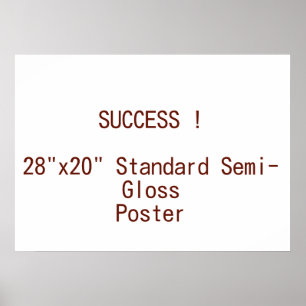 28"x20" Standardposter halbmatt Poster