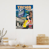 28"x20" Vierte Avenue, Tucson Poster (Küche)