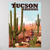 28"x20" Wanderwege Tucson Poster (Vorne)