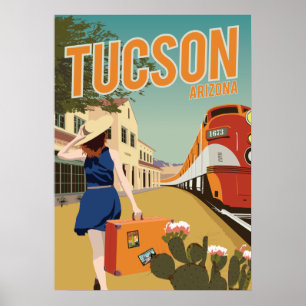 28"x20" Zuglager - Tucson, Arizona Poster