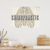 28" x 20", Chiropractic Vintage Poster (Küche)