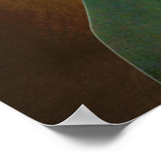 28" x 20" Grand Master Yip Man Poster (Ecke)