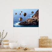 28" x 20", Value Poster Paper Hotair Balloons Newf (Küche)