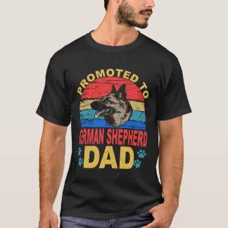 28 Zum Deutschen Schäferhund-Vater befördert Deuts T-Shirt