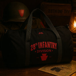 28th Infantry Division Tribute Personalized Duffle Bag