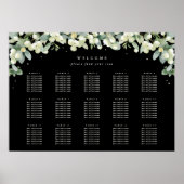 28x20" 15 Tabellen mit 8 Sitzen Chart Poster (Vorne)