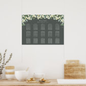 28x20" 15 Tische mit 10 Sitzen Chart Poster (Küche)