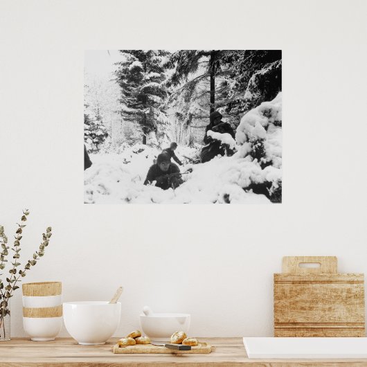 290. amerikanisches Regiment in der Schlacht der B Poster (Küche)