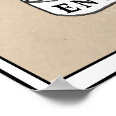 290er Jahre ENG. DET Poster (Ecke)