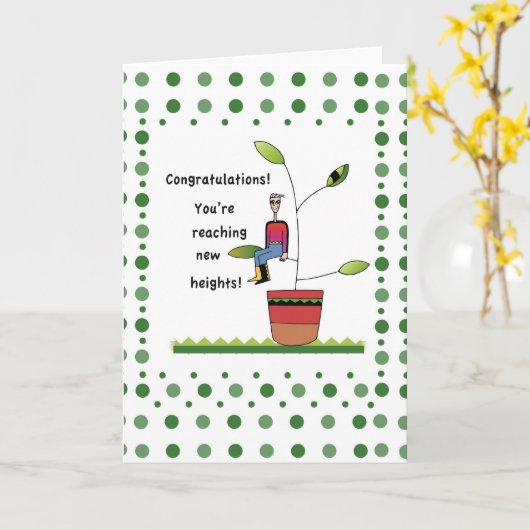 2958 New Heights, Congratulations Karte (Gelbe Blume)