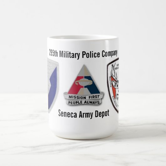 295. Militärische Polizeigesellschaft Seneca Army  Kaffeetasse (Mittel)