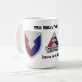 295. Militärische Polizeigesellschaft Seneca Army  Kaffeetasse (Vorderseite Links)