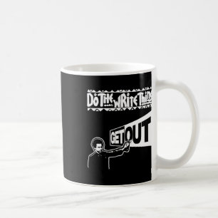 297 Sticker raus Kaffeetasse
