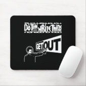 297 Sticker raus Mousepad (Mit Mouse)