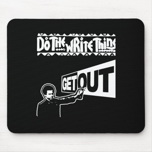 297 Sticker raus Mousepad (Vorne)
