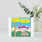 298 Cartoon Postkarte (Stehend Vorderseite)