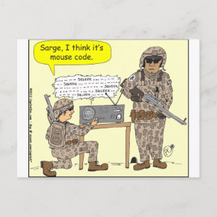 299 Cartoon-Muse Postkarte