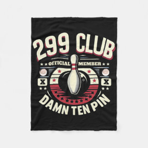 299 Club Offiziell Member Adult Humor Funny Zehn B Fleecedecke